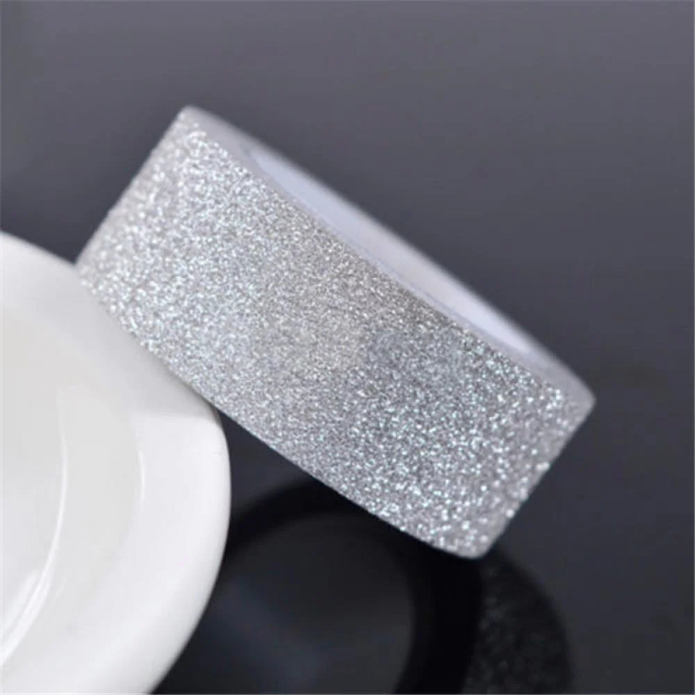 1PC Kawaii Cute Silver Golden Glitter Washi Tape Scrapbooking Christmas Party Wedding Home Decor Decorative Paper Crafts Hot