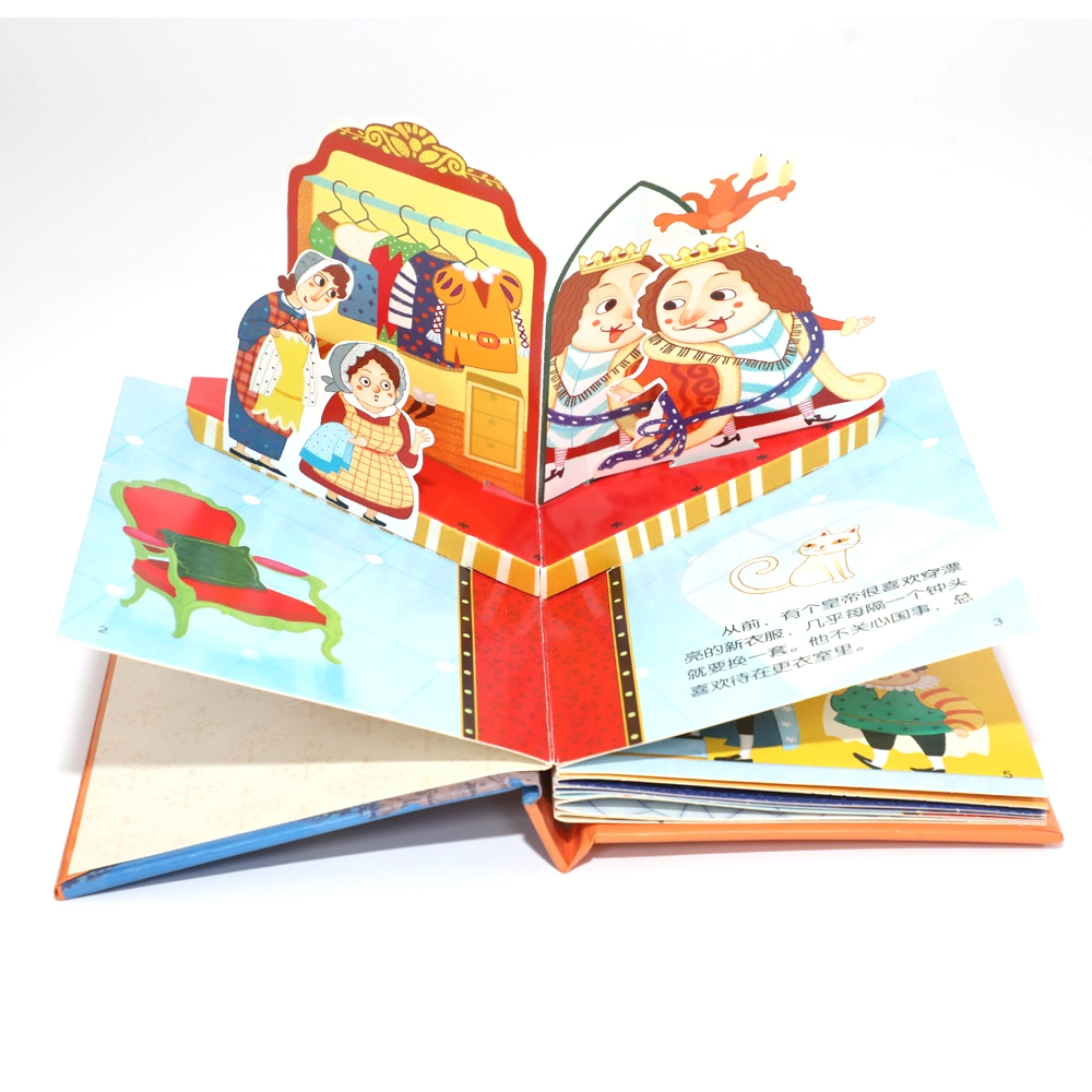 Fee Sample Custom Design Children&prime;s Book Kids Story Board Books Art Paper Colour Book