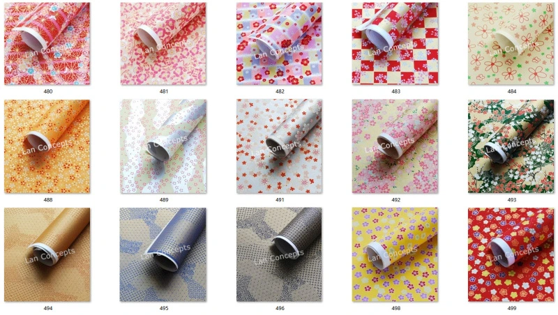 Hot Selling Art Printed Wrapping Scrapbook Washi Paper Yuzen Origami Chiyogami Paper