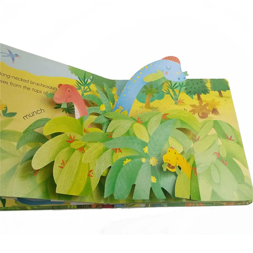 Wholesales Publishing Books Printing Service Softcover Book Custom Cheap Children/Kids Story Puzzle Interesting Toy Board Book Printing Services 3D Book