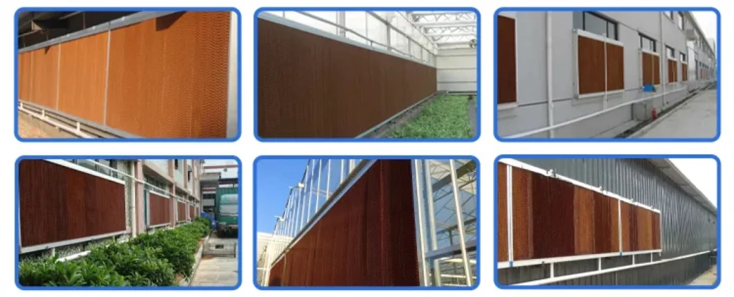 Evaporative Cooling Pad Wall with Aluminum