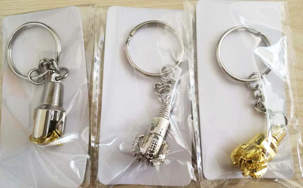 Tricone Drill Bit Keychains for Petroleum Industry Souvenir Gift