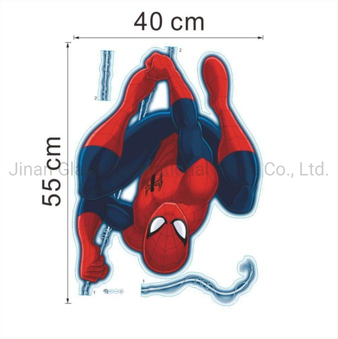 Cartoon Spider Man Children&prime;s Room Kindergarten Wall Decoration Removable Wall Stickers