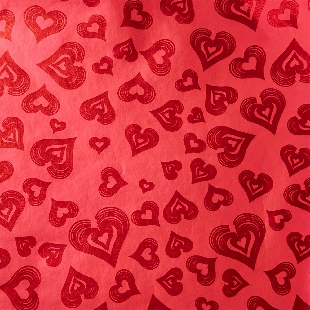 Holographic Gift Wrapping Paper with Hearts for Valentine&prime; S, Wedding (17 In X 17.3 FT, 3 Rolls)