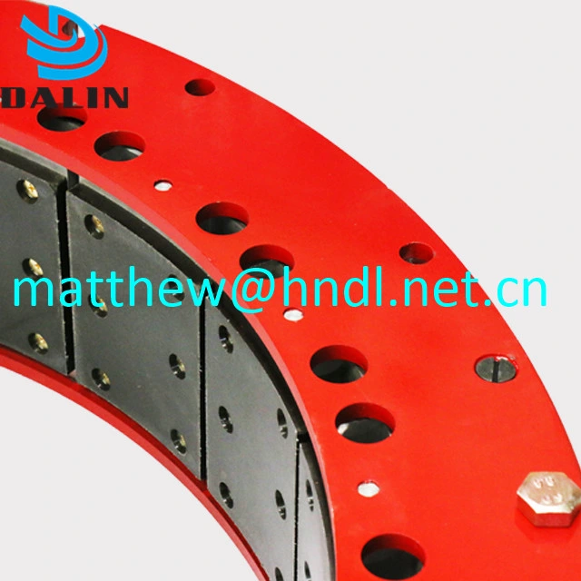 Clutch and Brake Assly AVB500X200 Tassly Clutch Blader AVB500X200t Friction Shoe Pad Lt 500X200t with Aluminium Block