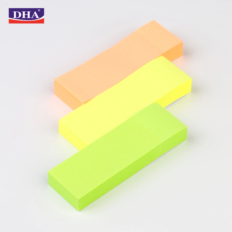 Custom Multiple Colors Sticky Notes Pads 19*76mm Offset Paper