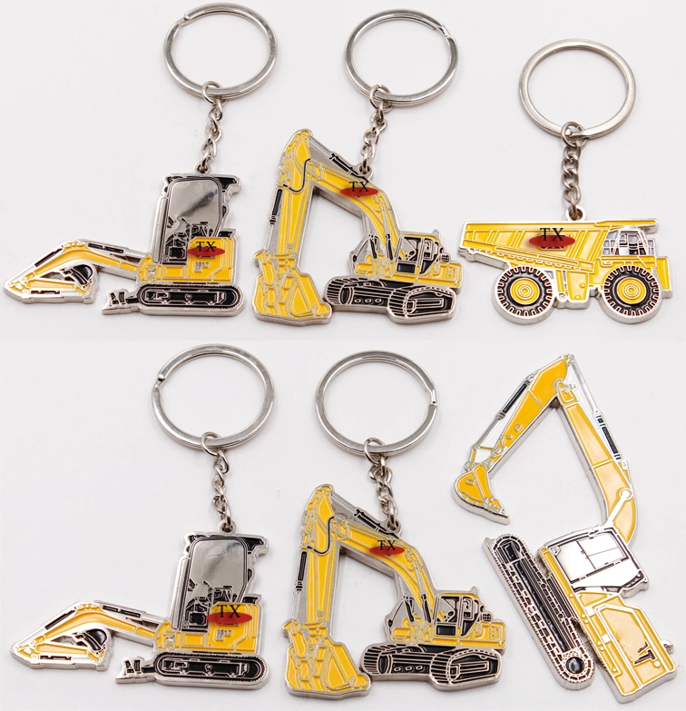 Excavator Bucket Design Shape Key Chain Factory Wholesale