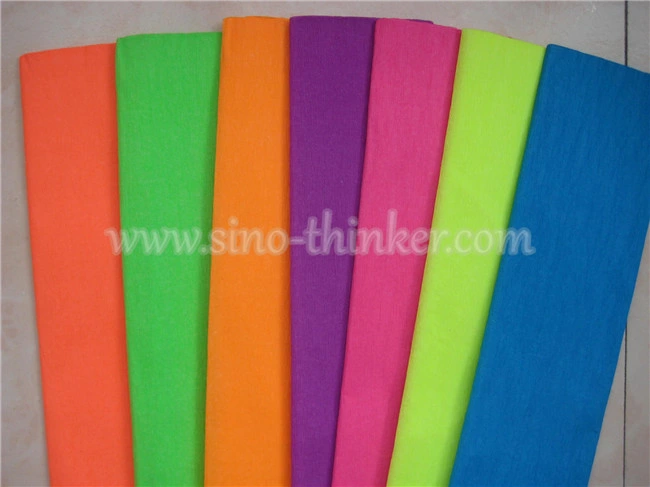 Solid Color Party Decoration Crepe Paper