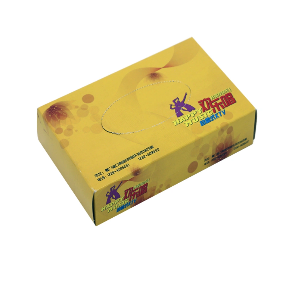 Customized Soft 1/2 Fold Box Facial Tissue Paper