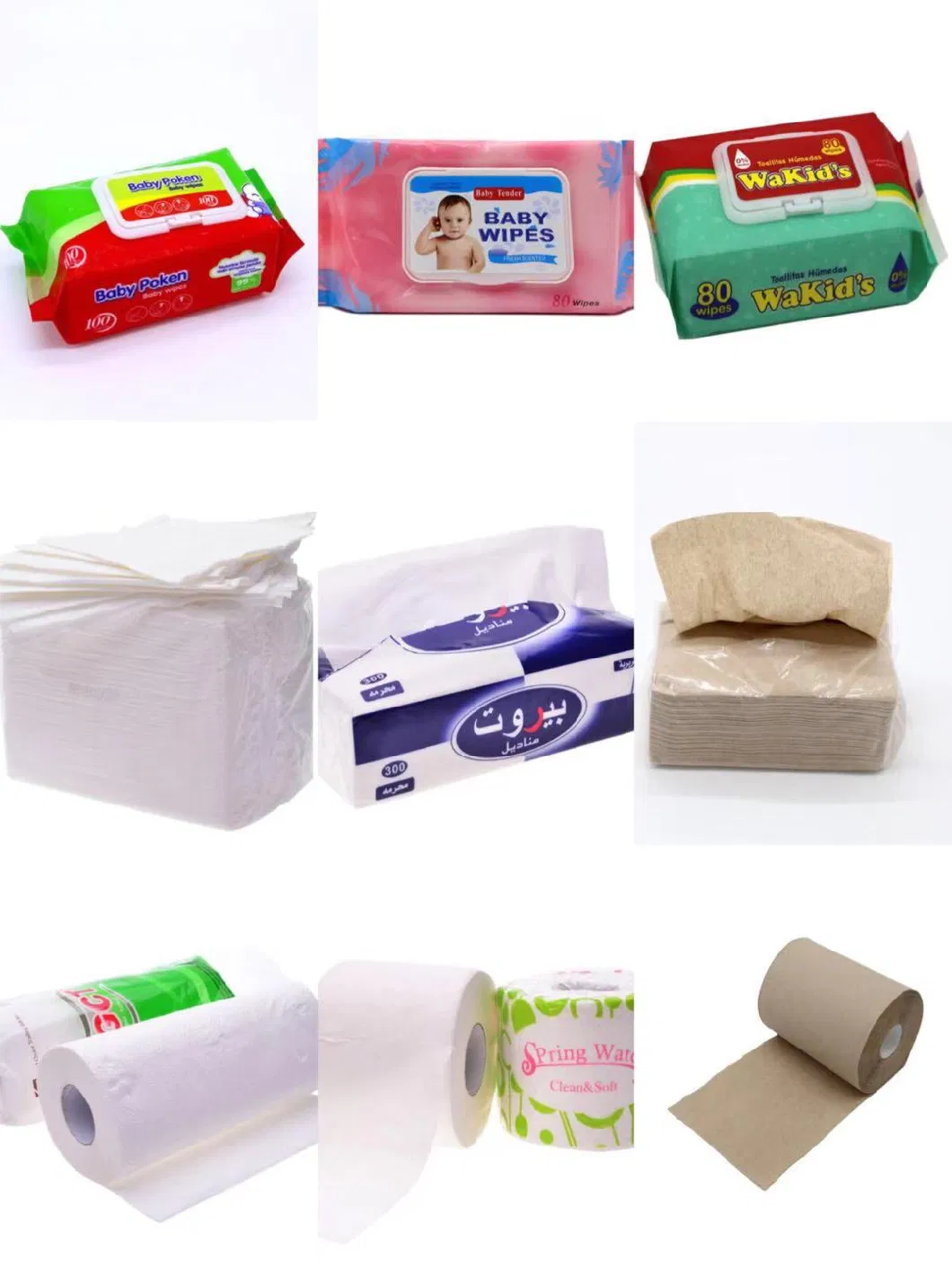 Customized Soft 1/2 Fold Box Facial Tissue Paper