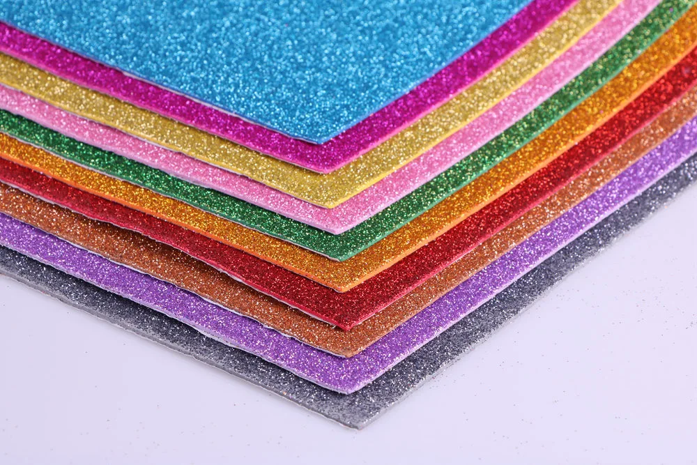 Glitter EVA Paper Handmade Material Craft DIY