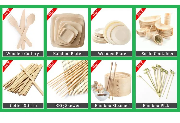 Wood Disposable Cutlery Set 16cm with Craft Paper