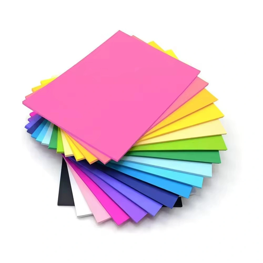 Top Quality Color Wood Free Offset Printing Paper Color Bristol Card Board for Paper File