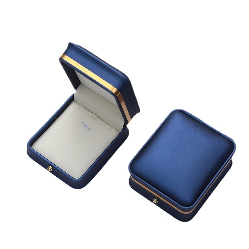 Small Jewelry Crown Box Custom Jewelry Package Set Paper Velvet Leather Ring Earring Box