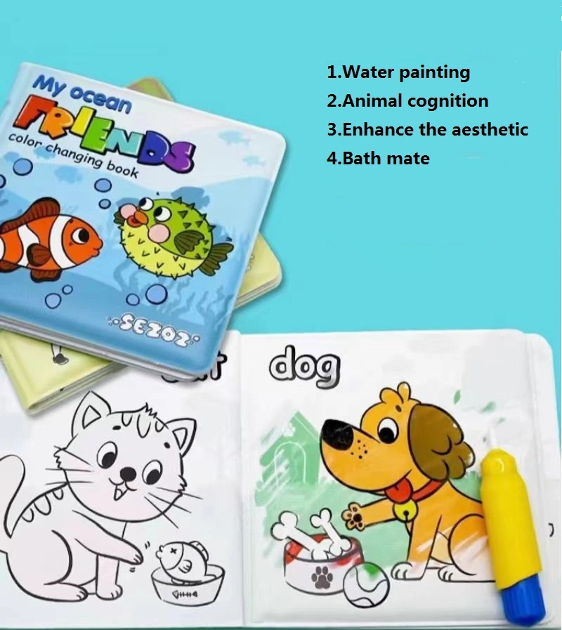 Meet Water Change Color Waterproof Colorful Baby Bath Book