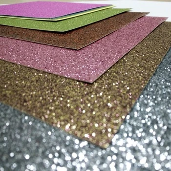 Beautiful DIY Adhesive Glitter Paper with Custom Multiple Size