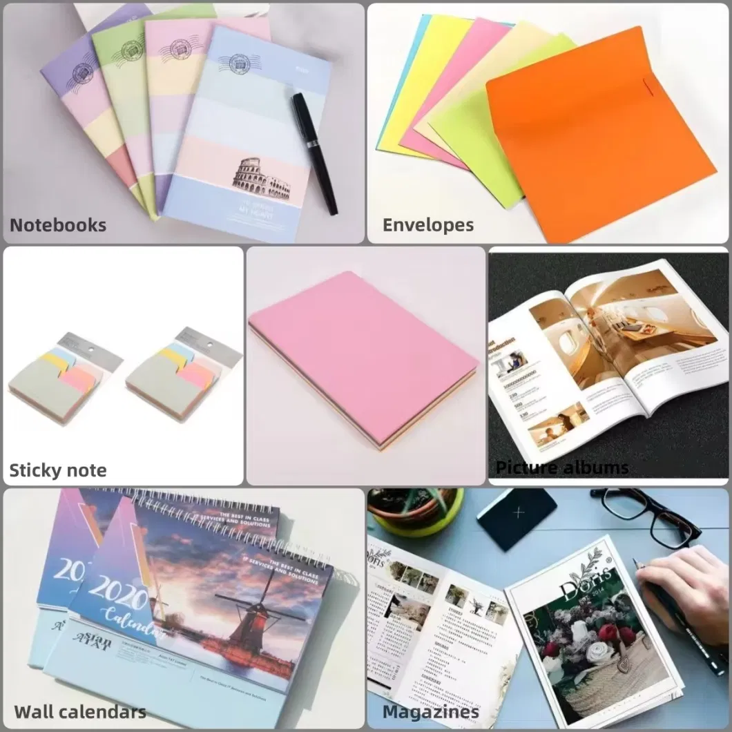 Double Sides Color Cardboard 180g 220g A4 A3 School Office Use Thick Craft Cardstock Virgin Wood Pulp Coloured Paper