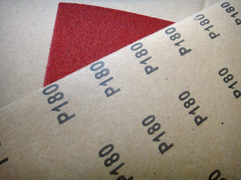 Abrasive Paper Red Color Aluminum Oxide C-Weight Craft Paper Wall Polishing