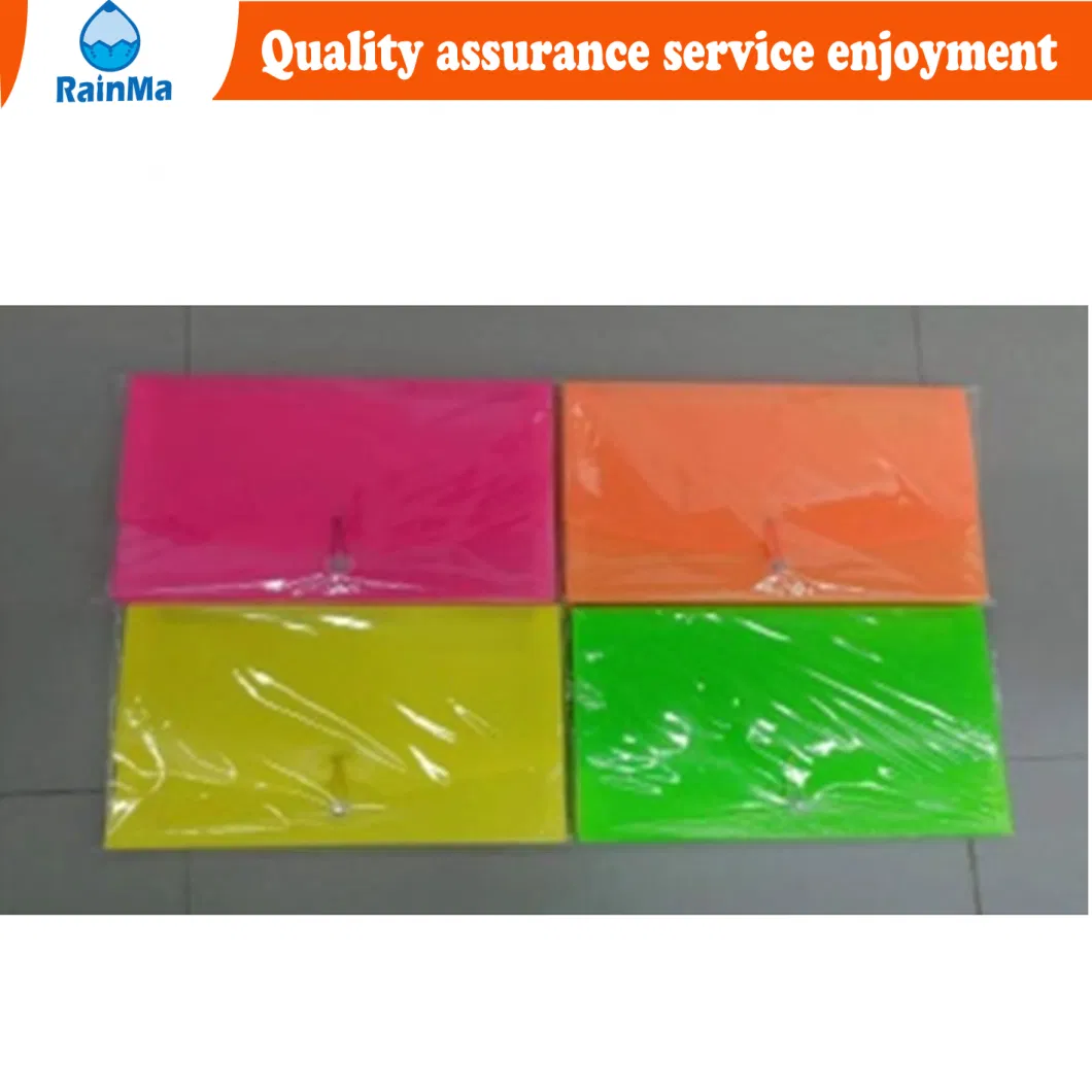 School A3 Colour PP Portable Examination Paper Display Book with Frisbee Button