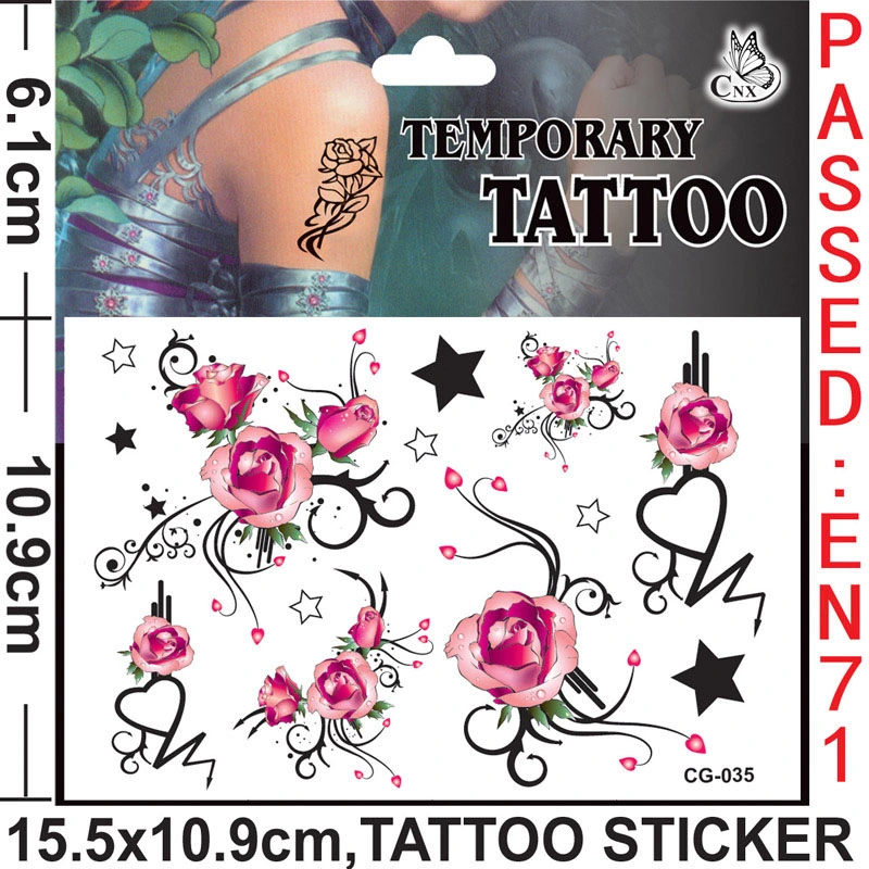 Kiss Lip Temporary Body Tattoo Sticker (CG022)