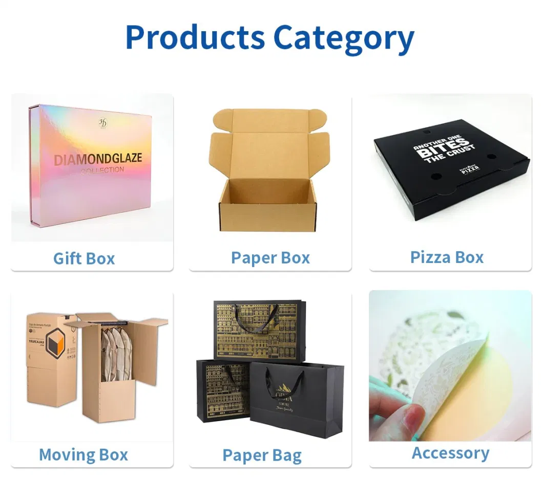 Custom Size Logo Color Materials Paper Packaging Jewelry Box Cardboard Price