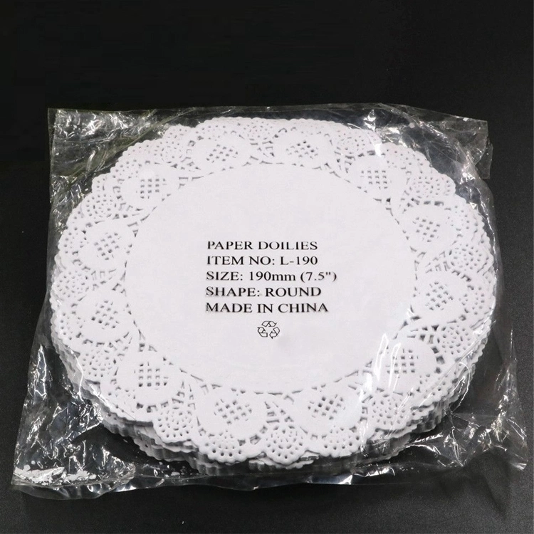 Disposable Round Paper Doilies Food Grade