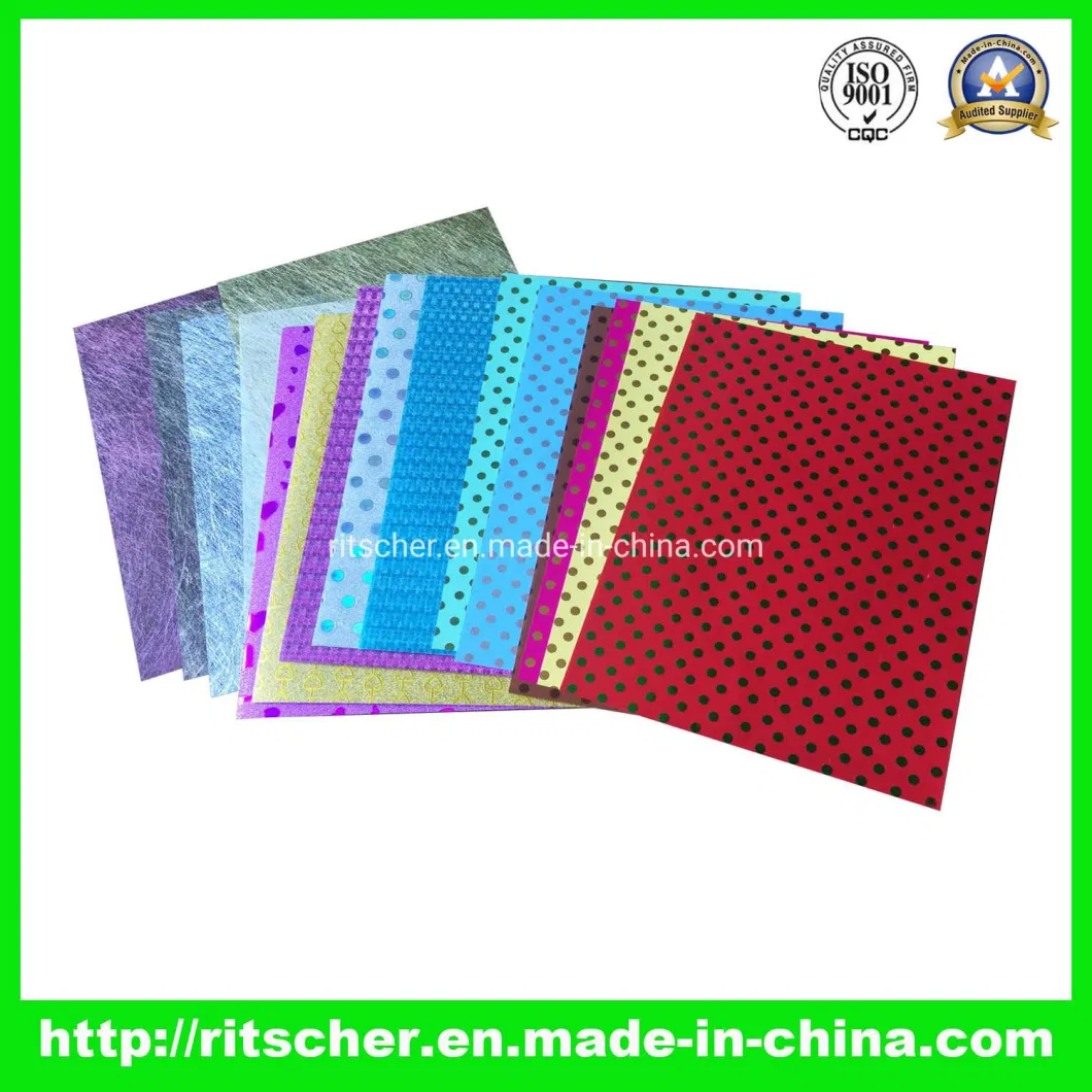 Color Kraft Paper &amp; Craft Paper Packaging Paper Glitter Paper with Certificate