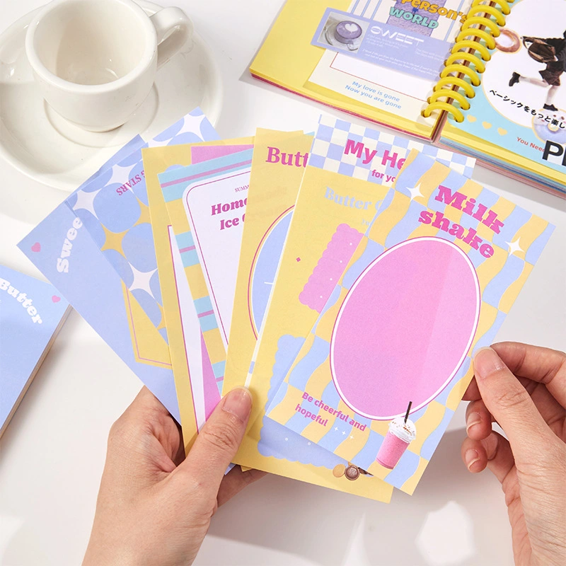 Custom Decorative Craft Stationery Sticky Planner Note Pads for Office School