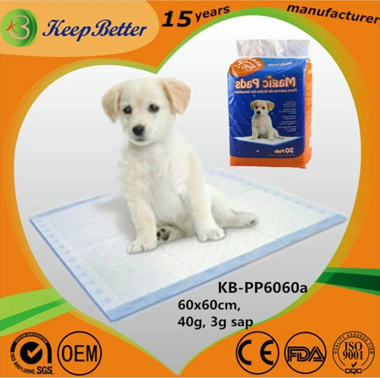 Pet Supply Disposable Anti-Slippery Sticker Pet Dog Puppy Training PEE Urine Pad Wee Wee Hygienic Sanitary Mat Under Pad