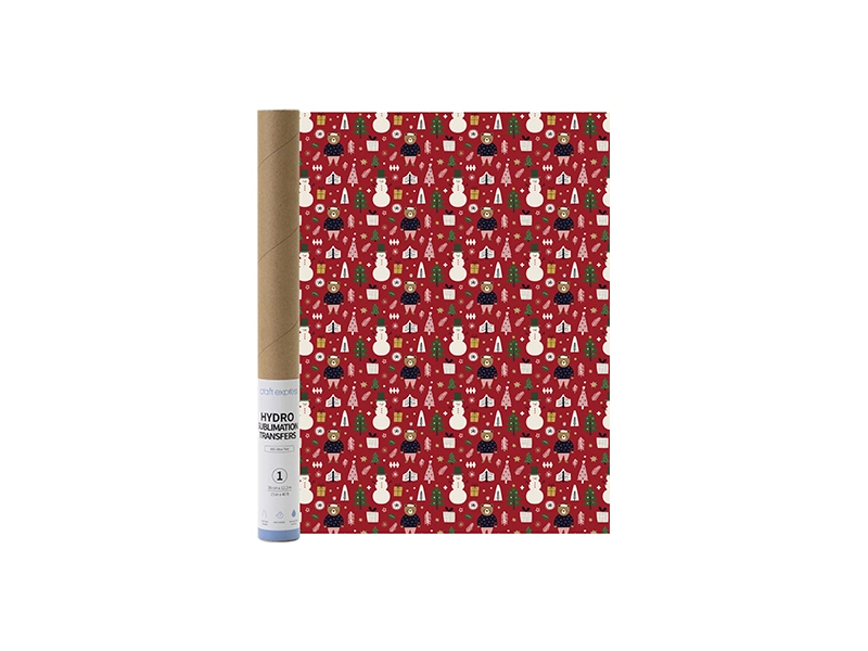 Bestsub Bear and White Snowman Hydro Sublimation Transfer Paper Roll