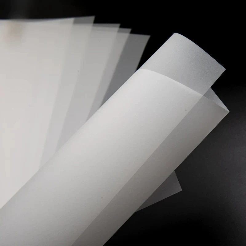 Drawing Translucent Sulfuric Acid Paper Parchment Paper Tracing Coated Engineering Drawing Paper