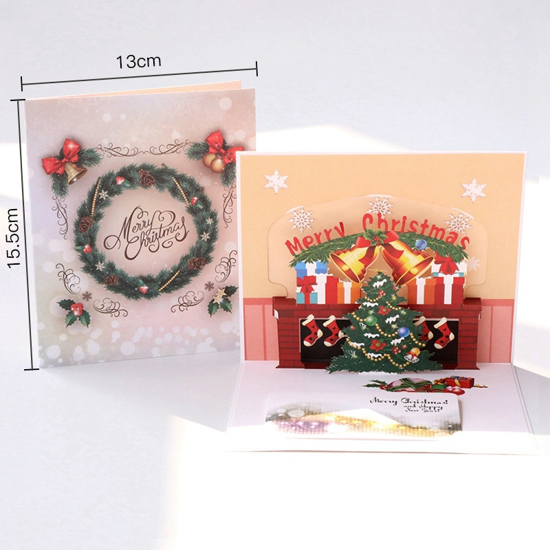 Wholesale 3D Pop up Christmas Holiday Greeting Cards Papercraft Gift