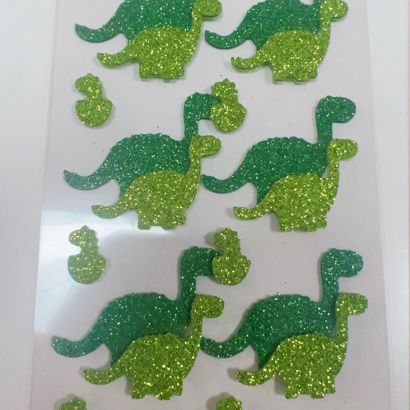 Custom Christmas Scrapbooking Decoration Die-Cut Glitter Foam Stickers