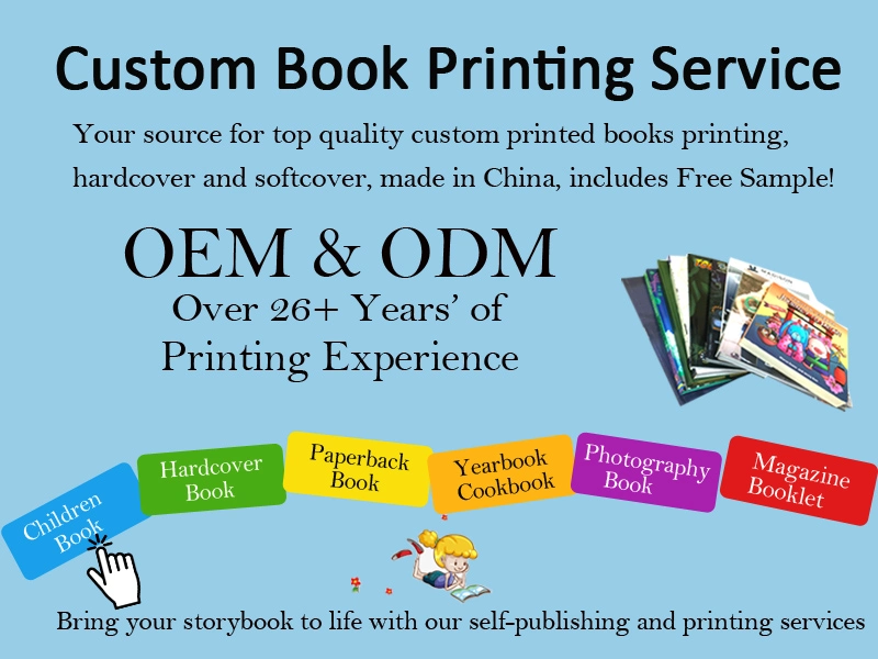 Glossy Lamination Hardcover Full Color Printing Coated Paper English Story Custom Book for Kids