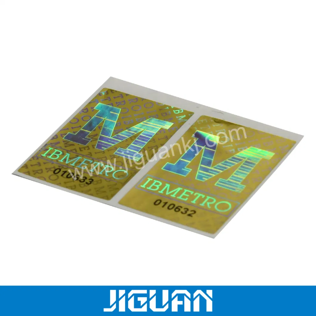 Holographic Label Sticker Security Paper with Watermark