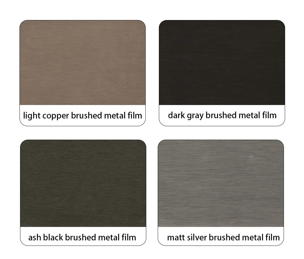 Composite Film-Brushed Metal Color Film Pet Aluminium Composite Film