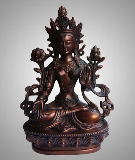 Bronze Religious Craft Metal Buddha Sculpture