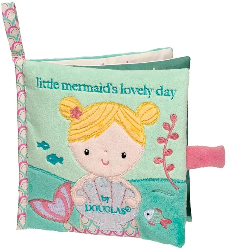 Baby Cloth Mermaid Educational Preschool Soft Plush Activity Book with BSCI CE