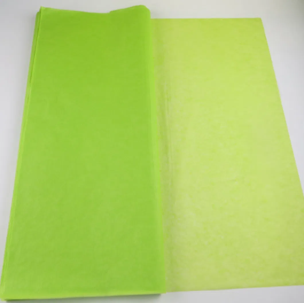 Factory Wholesale 17GSM Color DIY Gift Wrapping Tissue Paper