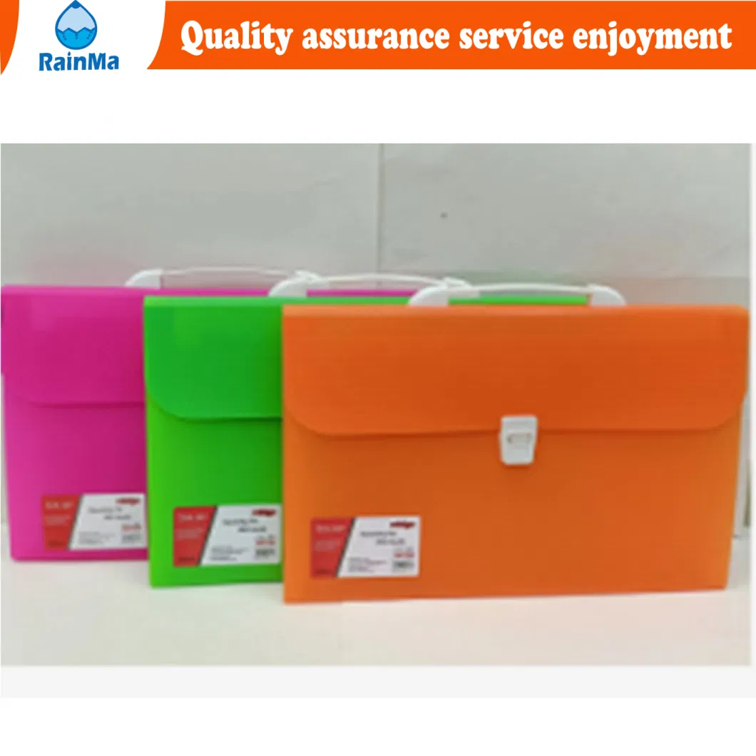 School A3 Colour PP Portable Examination Paper Display Book with Frisbee Button