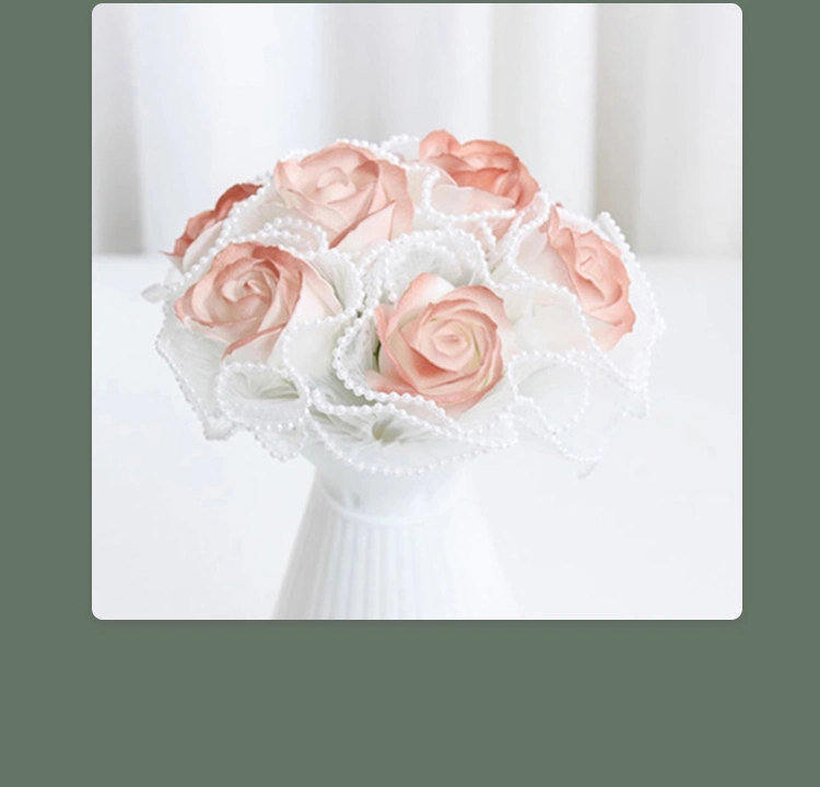 Inunion Flower Wrapping Paper Bouquet Floral Packaging White Mesh Wrap Roll Korean Bouquet Wrapping Net Yarn Wrinkle Waves Paper