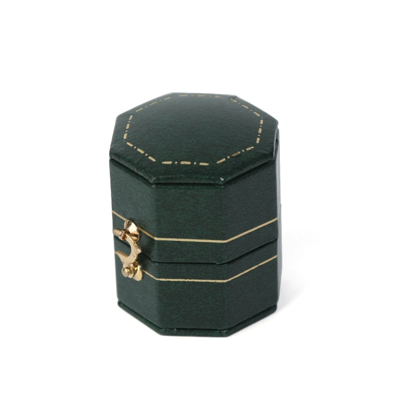 Small Jewelry Crown Box Custom Jewelry Package Set Paper Velvet Leather Ring Earring Box