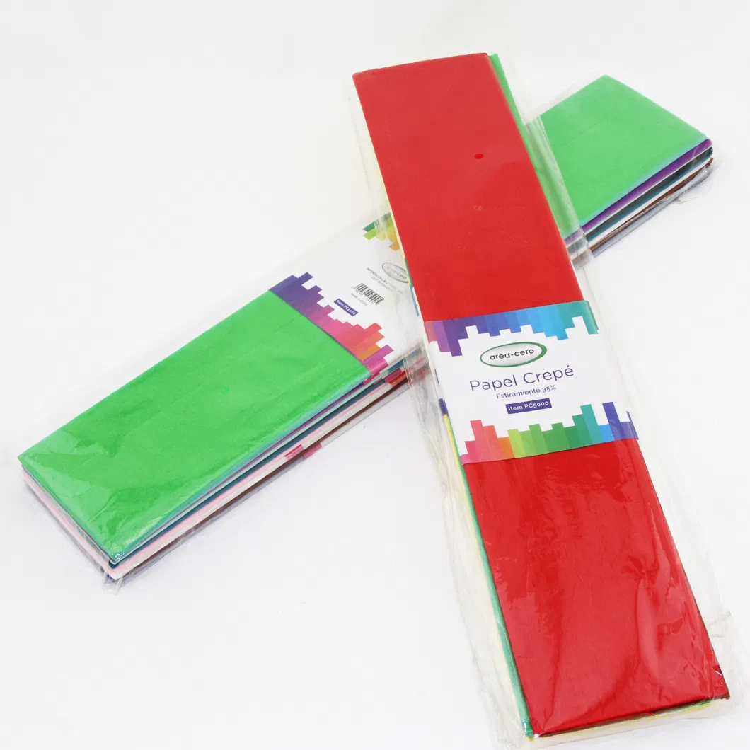 32GSM Color Craft Crepe Paper for Handmade DIY