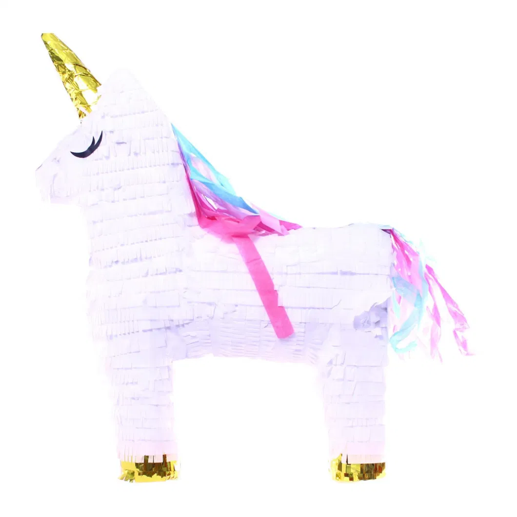 2021 New Arrivals Summer Outdoor Party Paper Decoration Adult Kid Unicorn Pinata