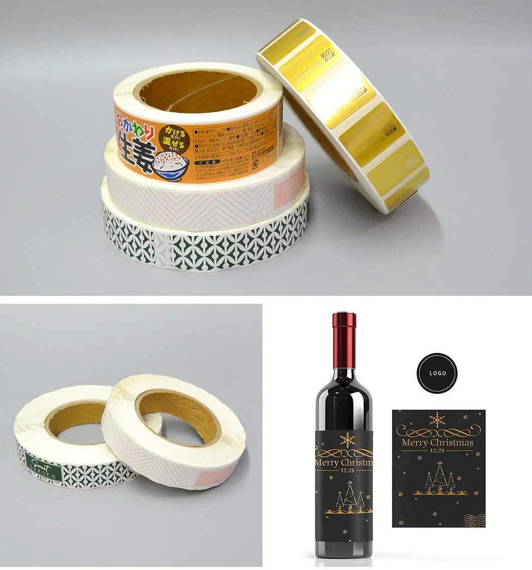 Custom Labels Cosmetic Packaging Label Roll Personalized Water Bottle Stickers in Many Themes