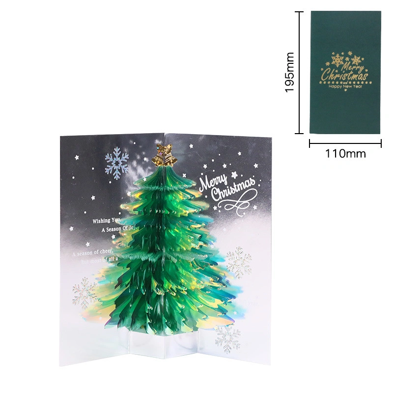 Wholesale 3D Pop up Christmas Holiday Greeting Cards Papercraft Gift