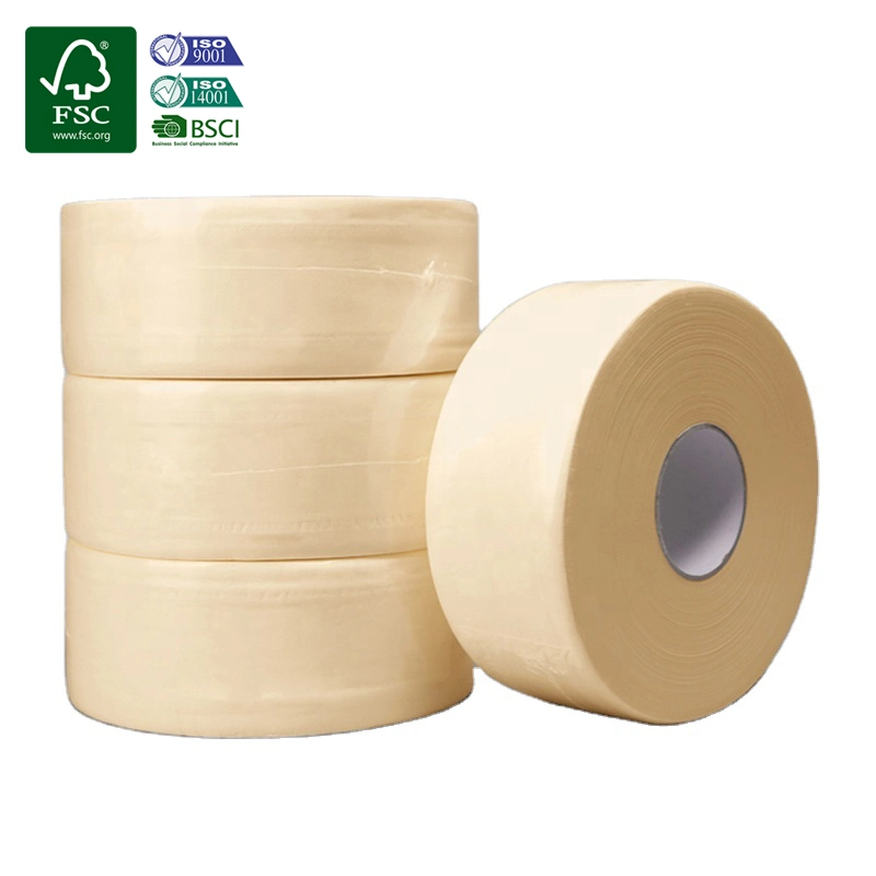 2ply Large Toilet Roll Paper Embossed No Fluorescent Jumbo Bath Tissue Jumbo Roll Toilet Paper