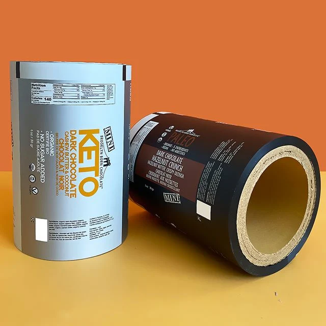 Customize Printed High Quality Laminated Plastic Roll Film Packing Food Packaging Aluminum Roll Film