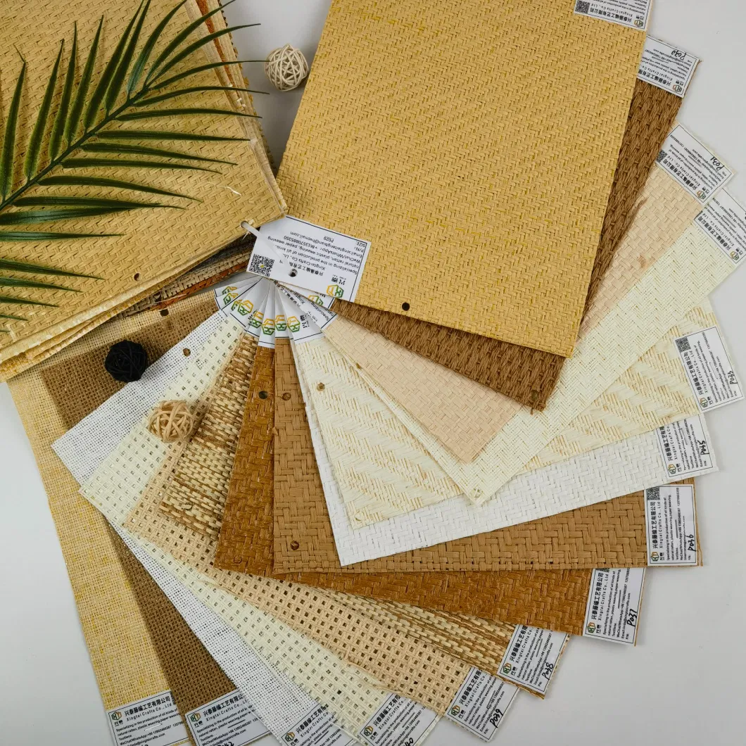 Paper Rattan Weaving Materials, Taiwan Yellow Paper Eye-Catching Imitation Rattan Weaving Mats, Handicraft Raw Materials, New Decorative Materials Factory Direc