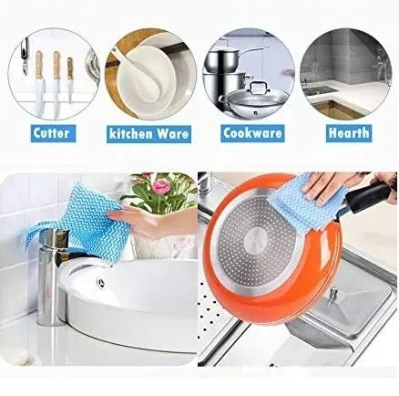 Disposable Kitchen Cleaning Cloth Roll Dish Washing Wipes Paper Towel